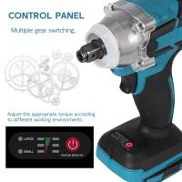 Llave de impacto eléctrica inalámbrica, taladro de mano sin escobillas, herramienta eléctrica para batería Makita de 18V, 520N.m,4200Rpm - details 6