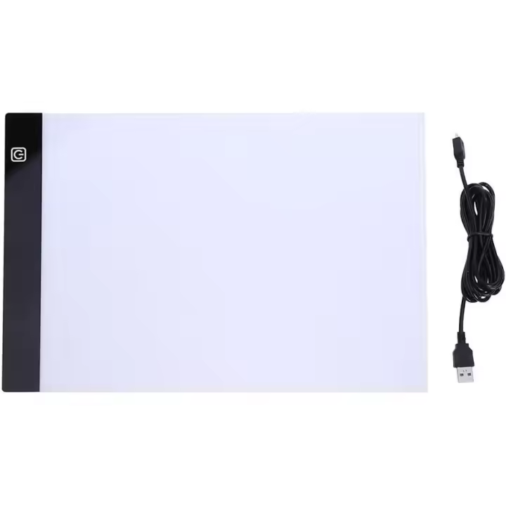 Tablet de Luz A5 YHLVE, Nuevo, Envío 24h - Ideal para Plantillas, Animación, Caligrafía, Scrapbooking, Tatuajes, Dibujo - Tecnología Vision Super-brillante - Diseño Compacto y Eficiente en Energía - 1