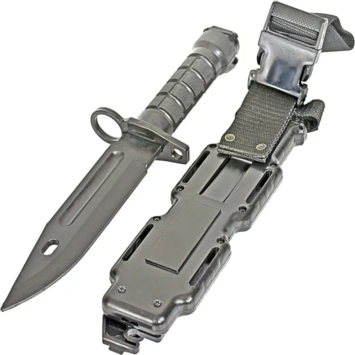Cuchillo De Entrenamiento Táctico En Plástico Daga Flexible Fija Para Juegos De Deporte Y Halloween Regalo Para Niños - 1