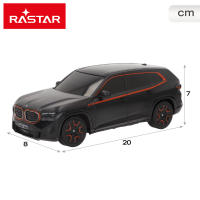 Rastar coche teledirigido BMW XM radiocontrol 2.4GHz para niños +6 años, color negro, escala 1:24, suspensión independiente, diseño oficial con carrocería moldeada por inyección, coche eléctrico RC con mando incluido - details 3