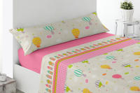 Sábanas Térmicas de Coralina Mercatienda.es - Globos en Rosa - 200 Gr/m2 - Set 3 Piezas - Cama 90 Cm - details 5