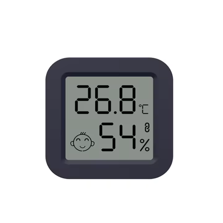 Sensor De Temperatura Y Humedad Mini Con Pantalla LCD Control Remoto Por App Y Voz Compatible Con Google Tuya Smart Home Bluetooth 5.0 - 1