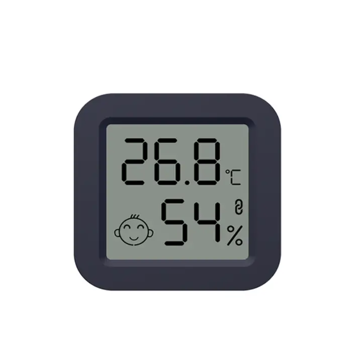 Sensor De Temperatura Y Humedad Mini Con Pantalla LCD Control Remoto Por App Y Voz Compatible Con Google Tuya Smart Home Bluetooth 5.0 - 1