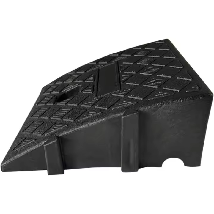 Brake Rampa-presión antideslizante portátil Resistencia para almohadillas de Rampa de Coche, para usar; Bicicletas Motocicletas en Coche, 25 × 27 × 11cm/25 × 27 × 13cm, Amarillo - 1