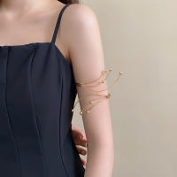 Pulseras De Brazo Superior De Hojas Y Flores De Metal Ajustables Para Mujer Joyería De Mano Accesorios De Regalo Con Salida Hollow out - details 25