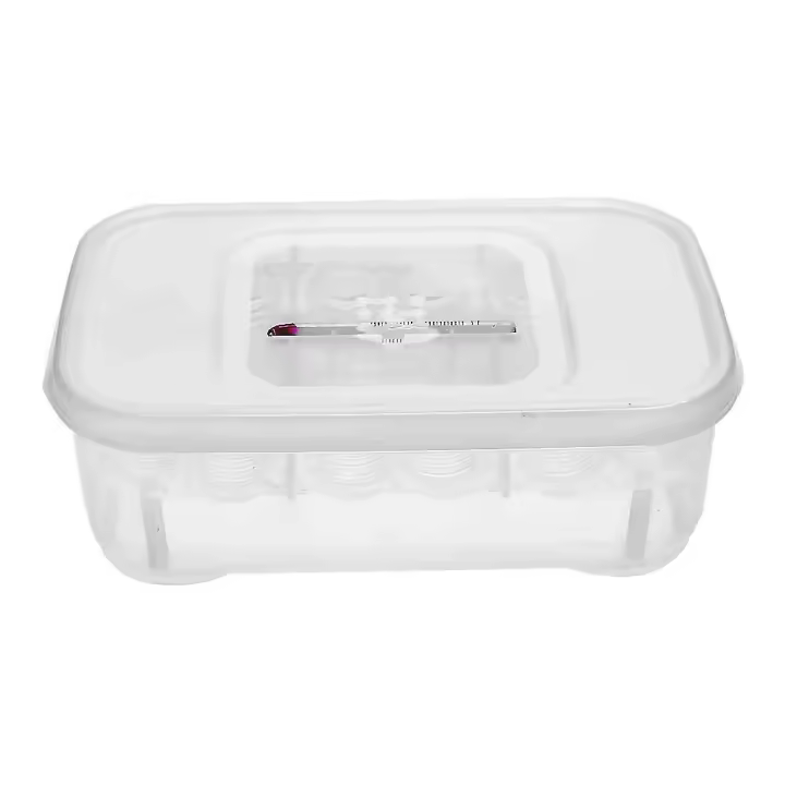 Caja De Incubador Para Huevos De Reptiles 12 Compartimentos Caso De Cría De Lagartos Y Serpientes En Plástico ABS - 1