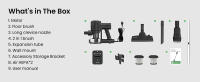 Aspiradora con cable Vactidy C6, succión potente de 18 kPa, caja de polvo de 800 ml, con cable de 7 m, motor de 600 W, filtro HEPA, anti-sobrecalentamiento/anti-escaldamiento - details 14