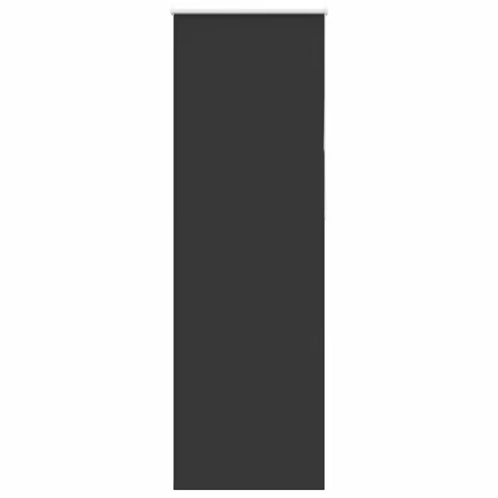 Estor Enrollable Opaco negro 65x210 cm Tela Ancho 60,7 cm - 1