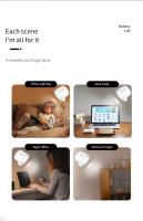 Lámpara Nocturna LED Magnética Recargable Con Control Remoto Y Toque Iluminación De Lectura Para Armario Luz De Pared - details 6