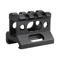 Base De Montaje De Aluminio Para Rifle 3 Ranuras 20mm Riser Mount Quick Release Para Ranura Picatinny Soporte De Escopeta - details 5