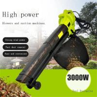 Limpiador de soplado eléctrico 3 en 1, máquina de recolección de polvo y soplado, trituradora de hojas de jardín, 3000W Soplador de hojas de jardín, Enchufe de la UE - details 3