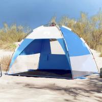 vidaXL Tienda de playa 2 personas impermeable apertura rápida Color azure blue,  Gris,  Verde mar y mas - details 0