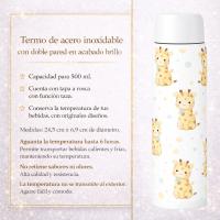 Termo Bebé para Líquidos 500 ml de Acero Inoxidable, (1unidad) Mantiene Temperatura más de 6h calor y 15 h frío, Cierre Hermético y Sistema Antigoteo - Termo para Leche Bebé - Termo para agua para bebé - details 2