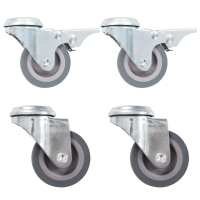 vidaXL Ruedas Giratorias con Agujero Pasador Diámetro 50mm Material Brico Cantidad 4 unidades,  8 unidades,  12 unidades y mas - details 4
