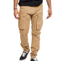 Pantalones De Cargo Para Hombre Talla Grande Color Sólido Con Bolsillos Multisectoriales Estilo Casual Primavera Verano - details 10