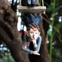 Adornos De Hobbit Para Jardín Decoración De Pared Para Casa Figura De Hobbit Para Valla Patio Jardín Árbol Regalo De Navidad - details 5