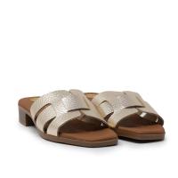 Sandalias planas de Mujer TINA KIZ 5600 CHAMPAN PALA ENGARZADA CHAMPANG 35148 25V - details 0