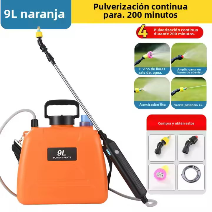 Nueva Bomba De Spraying Eléctrica De 9L Pequeña Para El Hogar Y Jardín Herramientas De Jardinería Portátil Para Control De Plagas - 1