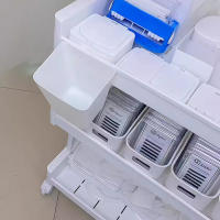 Cesta De Almacenamiento De Plástico Para El Hogar Colgante Para Cocina Y Baño Organizador De Cosas Pequeñas Caja Portátil - details 2