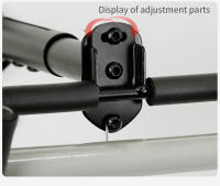 Soporte De Bicicleta Plegable Para Pared 360 Grados Rotativo Soporte Colgante Para Habitación Soporte De Almacenamiento De Alta Resistencia Para Barra De Pared MTB - details 6