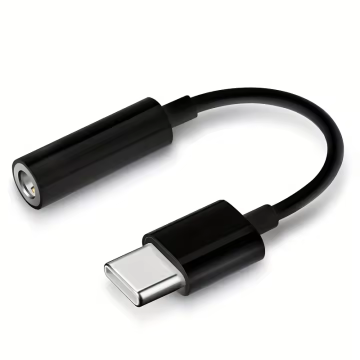 Adaptador De Auriculares USB Tipo C a 3.5mm Jack Cable De Audio USB-C Para iPhone 15 pro MAX Samsung Galaxy Huawei Xiaomi Convertidor De Conector - 1
