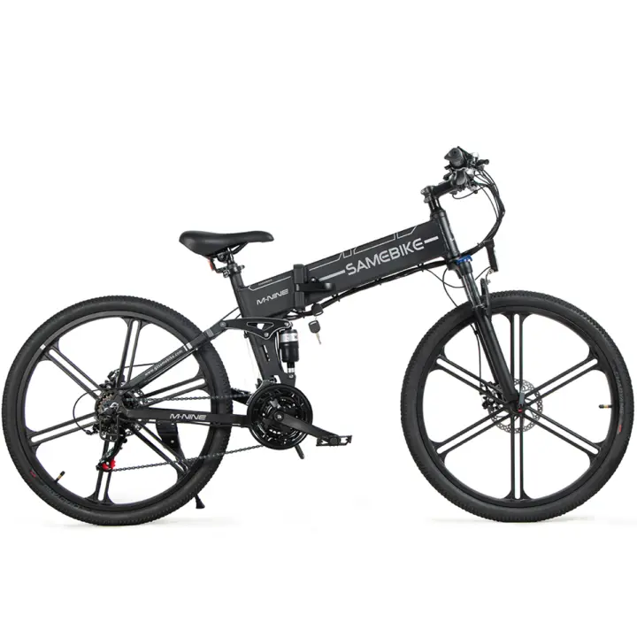 bicicleta eléctrica plegable Samebike LO26 II 500W-48V-10Ah (480Wh) - rueda 26" - 1