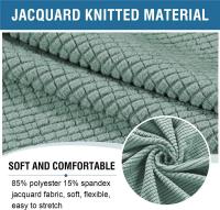 Cubierta De Terciopelo Polar Elástica Para Pie De Silla 1PC Cubierta De Ottomán Redonda De Spandex Protector De Pie De Silla Para Sala De Estar Hogar - details 4