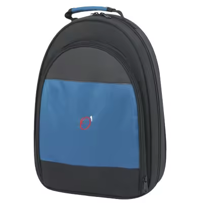 estuche clarinete forma mochila med:37x26,5x20x9 cm. ref.8415fsh (negro y azul) - 1