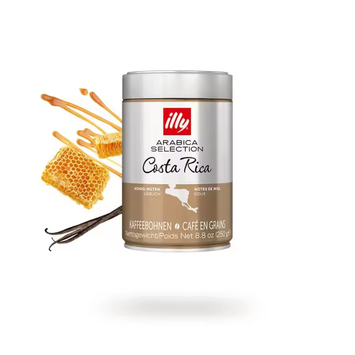 illy Café en grano illy Arabica Selection Costa Rica, lata de 250 g - QUMIR - 1