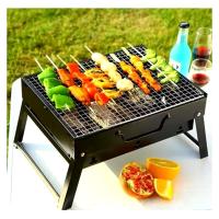 Parrilla Portátil de Carbón Plegable para Asados, BBQ al Aire Libre | Barbacoa Compacta con Rejilla de Acero Inoxidable y Asa de Transporte | Parrillera para Jardín, Camping y Picnic - details 2