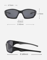 Nuevas gafas de sol deportivas de ciclismo con montura pequeña, gafas para daltonismo al aire libre para hombres y mujeres, gafas de sol que cambian de color de día y de noche (estuche para gafas específico para deportes incluido) - details 5