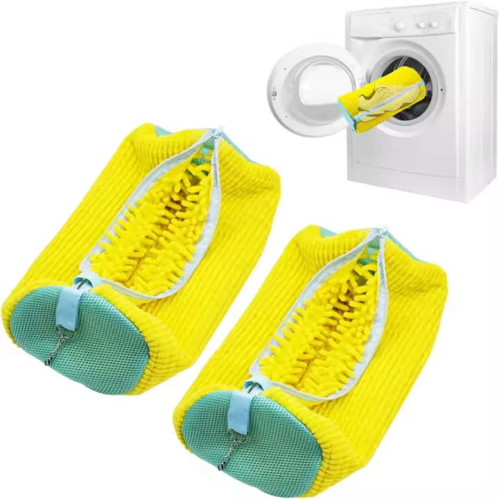 Bolsa De Limpieza Para Zapatos 1/2X Protector De Red Padded Fibra Fluffy De Poliéster Para Máquina De Lavar Y Almacenamiento - 1