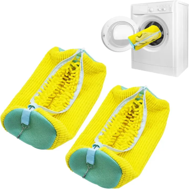 Bolsa De Limpieza Para Zapatos 1/2X Protector De Red Padded Fibra Fluffy De Poliéster Para Máquina De Lavar Y Almacenamiento - 1