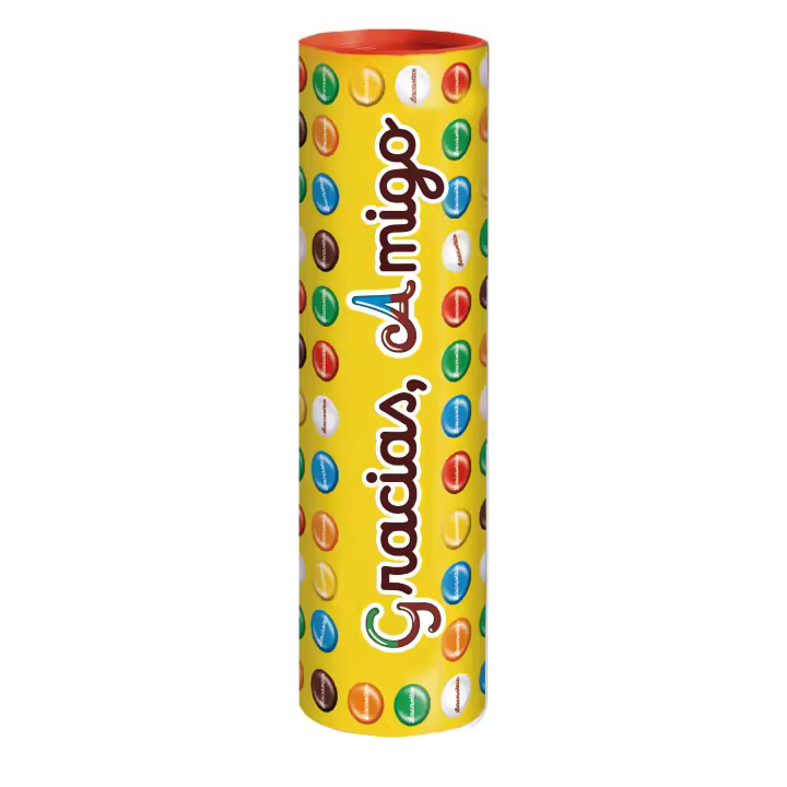 Lacasitos Megatubo 1,5 KG-Gracias, amigo - 1