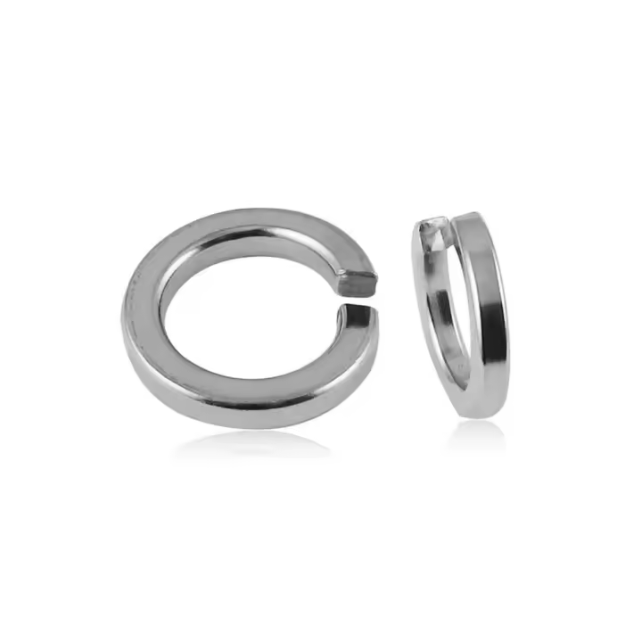 Alavacas De Resorte De Acero Inoxidable 304 Tornillo De Bloqueo Elástico GB93 Para M1.6-M22 Set De 100 Piezas Para Fabricación De Máquinas Y Automóviles Energía Solar Y Eólica Muebles Y Construcción - 1
