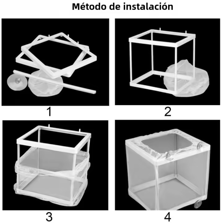 Caja De Incubación Para Peces De Acuario Red De Isolación Mesh Criadero De Peces Tanque De Acuario Material Plástico Y Gaze - 1