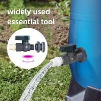 Kit De Conector De Barril De Agua PVC Para Jardín Con Adaptador De Drenaje Y Conexión Interior Herramientas De Jardinería - details 0