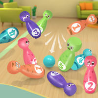 Juego De Bowling Para Bebés Juguetes Educativos Para Niños Y Niñas Juego De Aprendizaje De Números Deportes Al Aire Libre Interacciones Para Niños Regalo - details 7