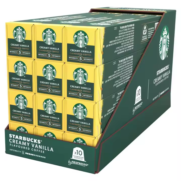 STARBUCKS by NESPRESSO - Creamy Vanilla - Tueste Suave, intensidad 5 - 12x10caps (120 cápsulas) - 1
