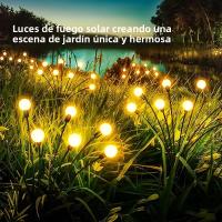 Luces Solares Para Jardín Impermeables Decoración Navideña De Vuelo De Mariposa Para Camino Jardín Luz LED Moderna - details 2