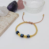 Pulseras De Ojos Turcos Múltiples Colores Para Mujer Con Cuentas Plateadas Doradas Accesorios De Moda Bohemia Geométricas - details 14