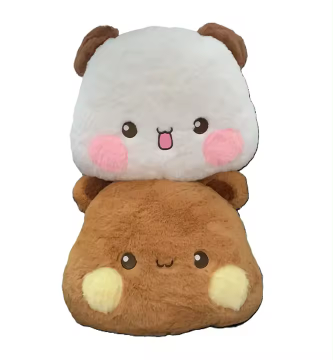 Muñeco De Peluche Panda Yier Búbu Dudu Lindo Dulce Cojín De Peluche Suave Para Decoración De Sofa Y Coche Edad Recomendada 14+ - 1