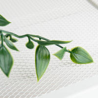 Pared De Plantas Artificiales Vines Colgantes Para Decoración De Hogar Boda Jardín Balcón Baño Material Plástico Verde Falso Tenvity - details 6