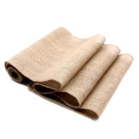 Corredor De Mesa De Lona Vintage Jute Natural Para Bodas Y Fiestas De Navidad Textil Para El Hogar Decoración De Paisaje Rústico - details 1