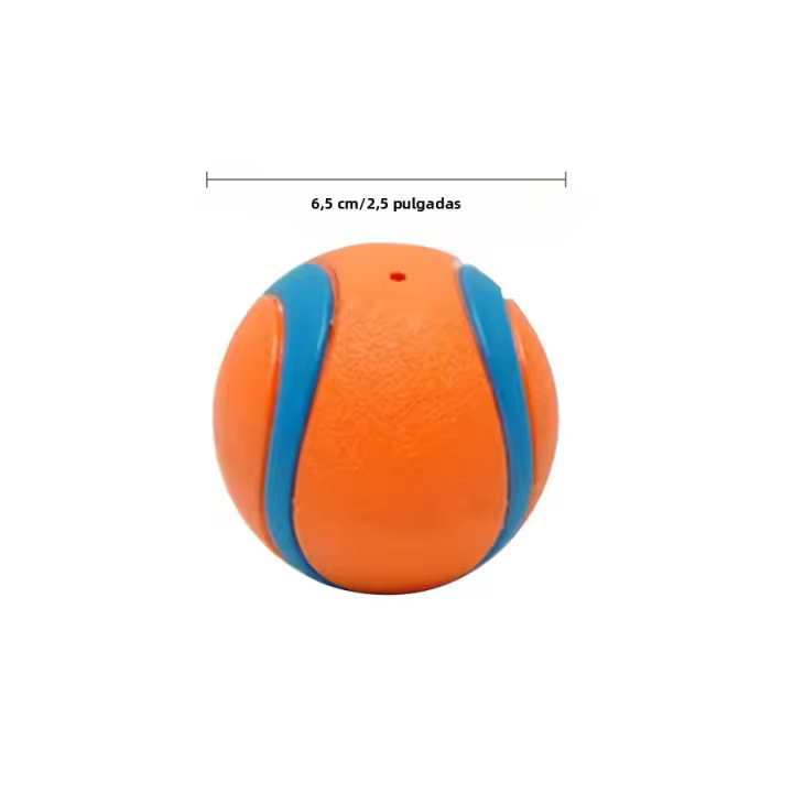 Bola De Juguete Para Perros Duradera Y Elástica Adecuada Para Masticar Y Saltar Accesorio Para Mascotas Tamaño Grande Mediano Y Pequeño - 1