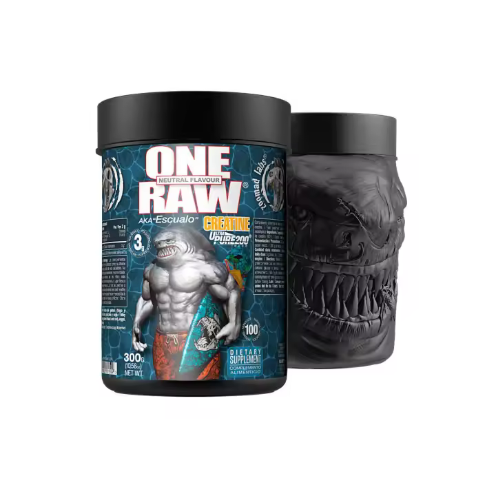 Creatina Monohidrato ONE RAW 300gr Sabor Neutro -  ZOOMAD LABS - 1