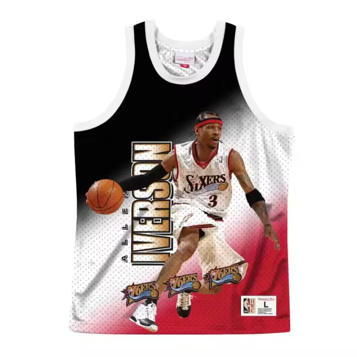 CAMISETA ALLEN IVERSON BEHIND THE BACK PHILADELPHIA 76ERS  - MITCHELL NESS - 1