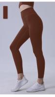High Waist Leggings De Nylon Para Gimnasio Y Yoga Sensación De Desnudez Trousers Largos Para Mujer Push up Tights Fitness - details 7