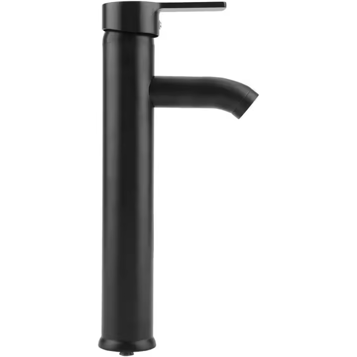 Grifo Caliente del lavabo frío para la Cocina del retrete del Baño, Negro - 1