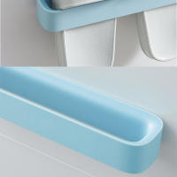 Estante De Pared Autoadhesivo Para Pantuflas Organizador De Zapatos Drenaje Para Inodoro Y Dormitorio Material Plástico - details 3